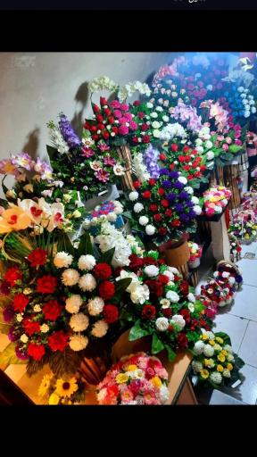 عکس گل فروشی باران