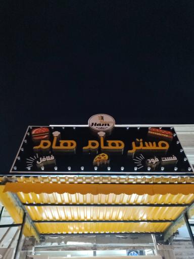 عکس فلافلی و فست فودی مستر هام هام 