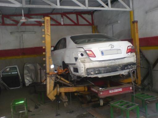 عکس تعمیرگاه، صافکاری، نقاشی، مکانیکی نوین