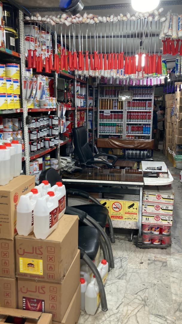 عکس رنگ فروشی دنیای رنگ