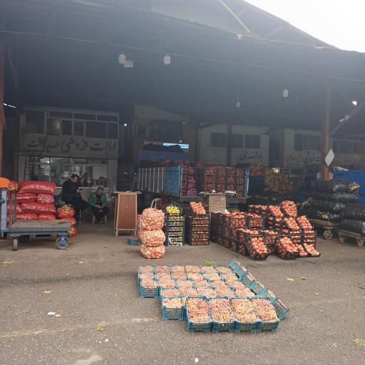 عکس میدان میوه و تره بار رودسر