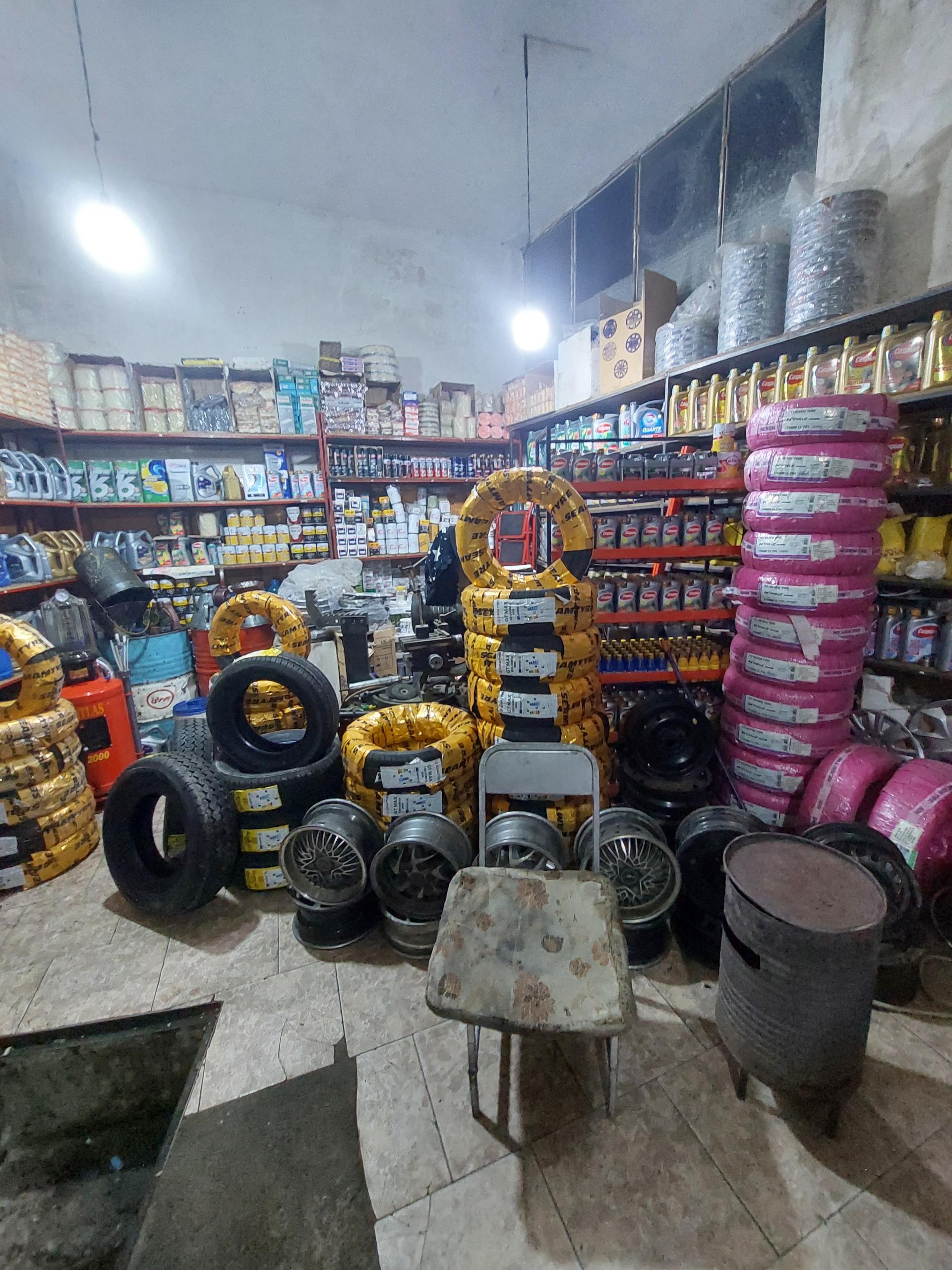 عکس سرویس کاری آپاراتی و لاستیک فروشی جمالی