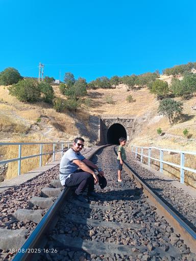 عکس ایستگاه راه آهن بیشه