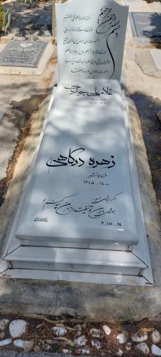 عکس مزار مرحومه زهره درگاهی