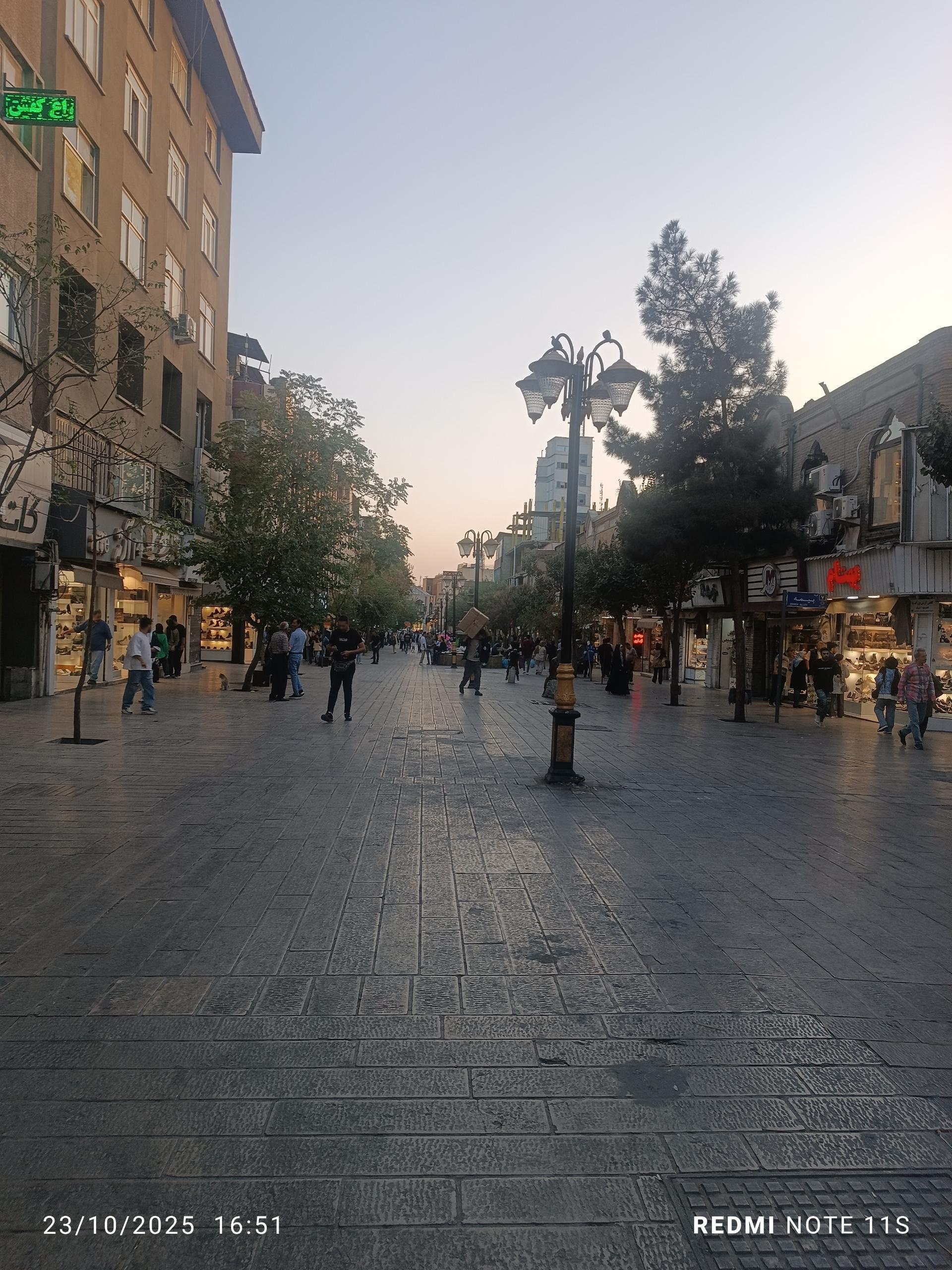 عکس پیاده راه سپهسالار 