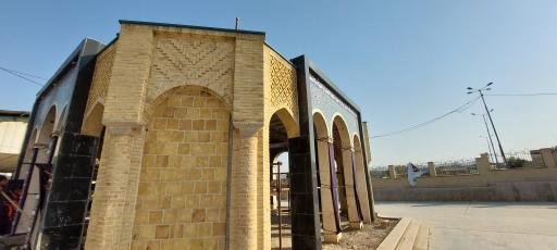 عکس قطعه شهدای مدافع حرم شهرستان شوشتر