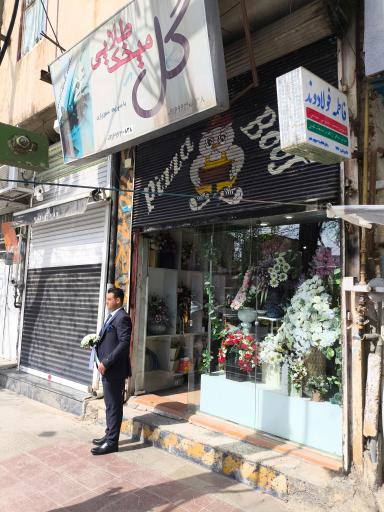 عکس گل فروشی میخک طلایی 