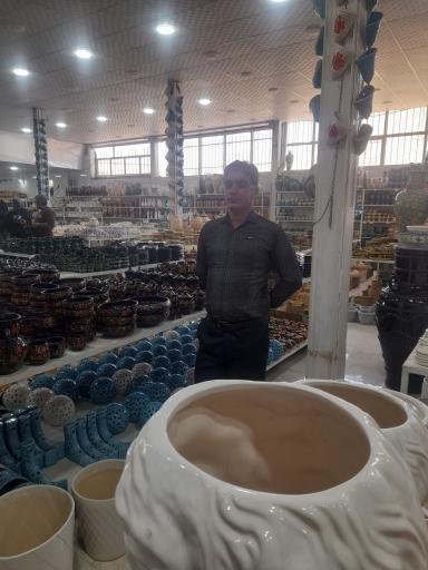 عکس کارگاه صنایع دستی محمد آقایی میبدی