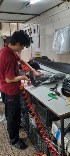 عکس تعمیر صندلی زرین مبل