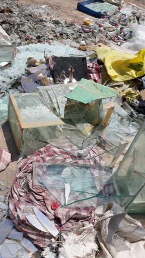 عکس ضایعات شیشه نیکبخت