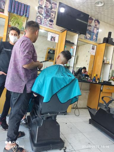 عکس ارایشگاه مردانه قاسم