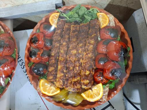 عکس چلو کبابی همه چی کباب