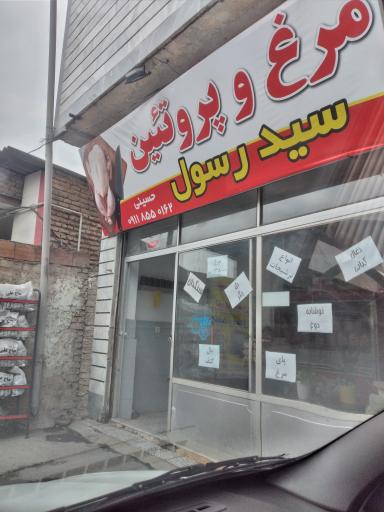 عکس مرغ و پروتئین سید رسول