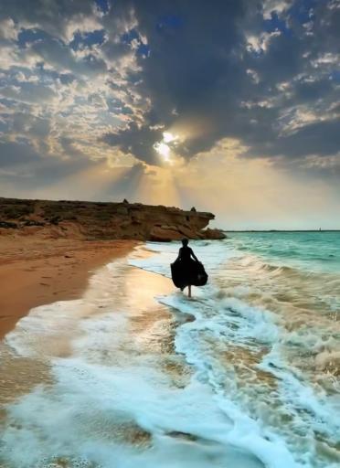 عکس ساحل پرهام