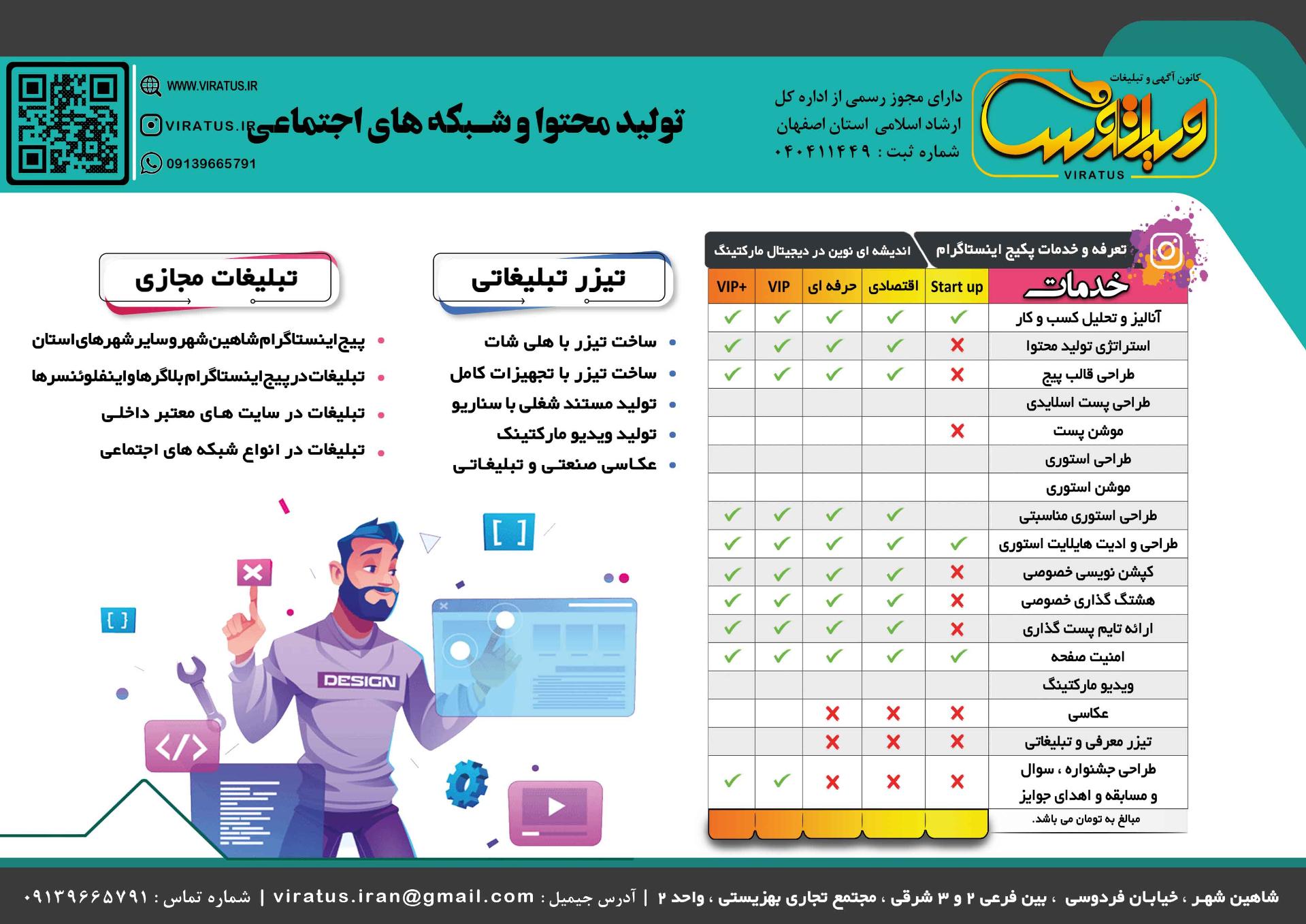 عکس شرکت تبليغاتي ويراتوس
