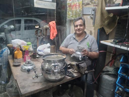 عکس تعمیرات سماور و قلیان عادلخانی 