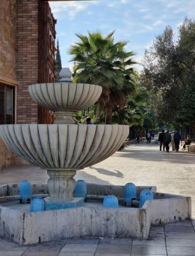 عکس آب نمای بوستان ولایت ساری