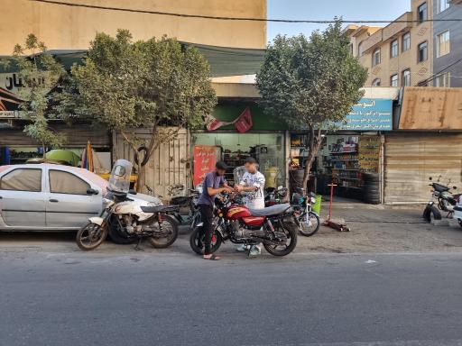 عکس تعمیرگاه موتورسیکلت مورسایکل