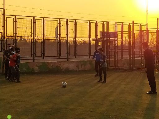 عکس زمین فوتبال قصر فیروزه یک