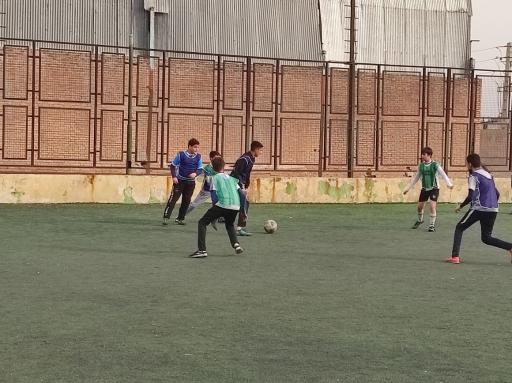 عکس زمین فوتبال قصر فیروزه یک