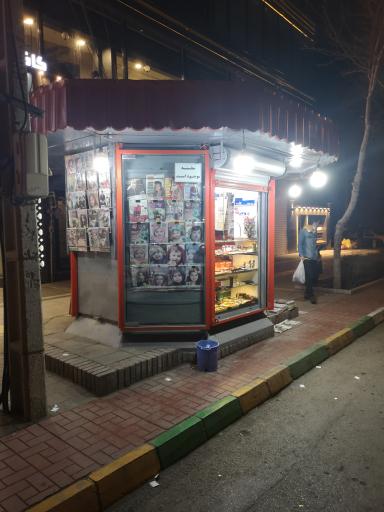 عکس روزنامه فروشی سید