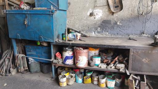 عکس آهنگری ماشین سنگین اسحاق اسدی