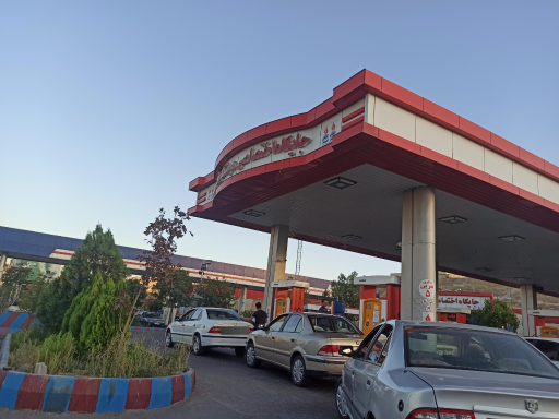 عکس پمپ بنزین و گاز CNG ائل گلی