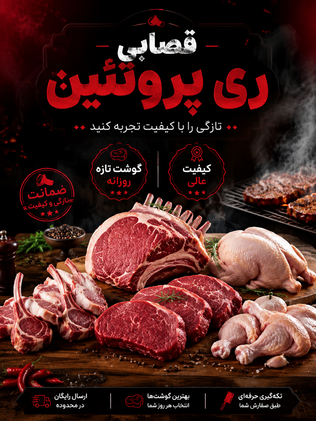 عکس سوپر گوشت ری پروتئین