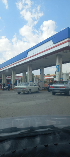 عکس پمپ بنزین و گاز CNG ائل گلی