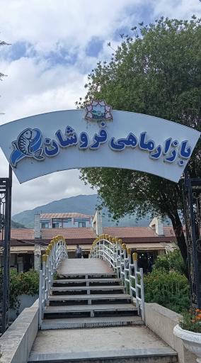 عکس بازار ماهی فروشان رامسر