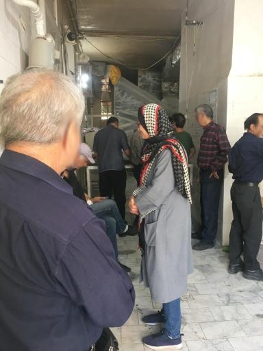 عکس نانوایی سنگک