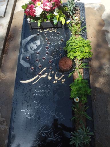 عکس مزار پریا ناصری