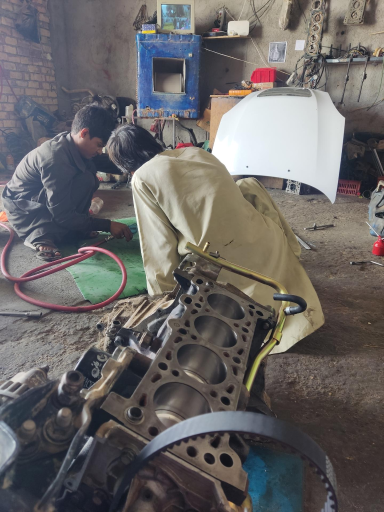 عکس مکانیکی حسین سارانی عاشوری