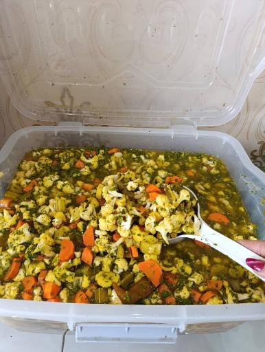 عکس سبزیجات آماده مزرعه ارگان 