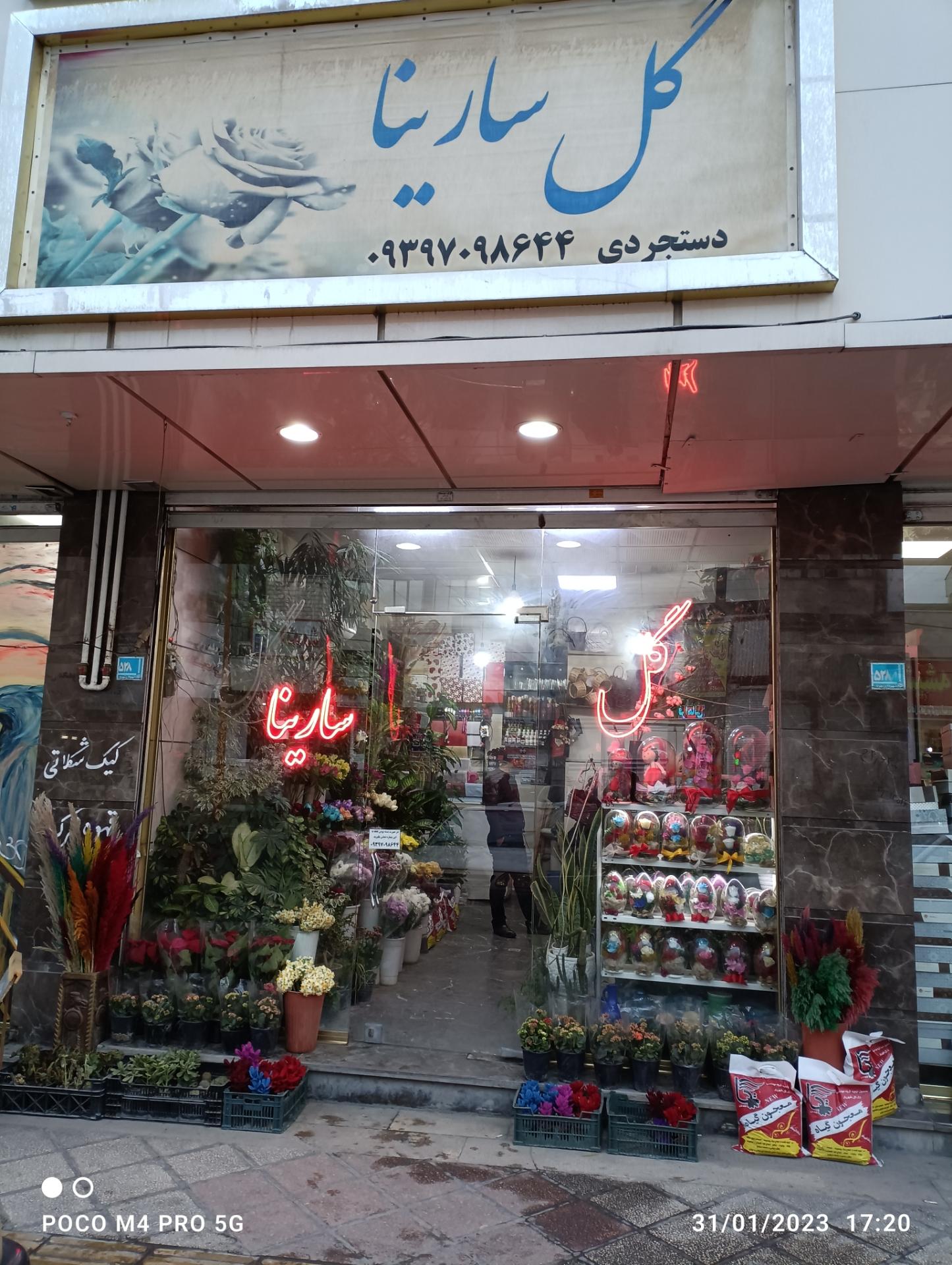 عکس گل فروشی سارینا