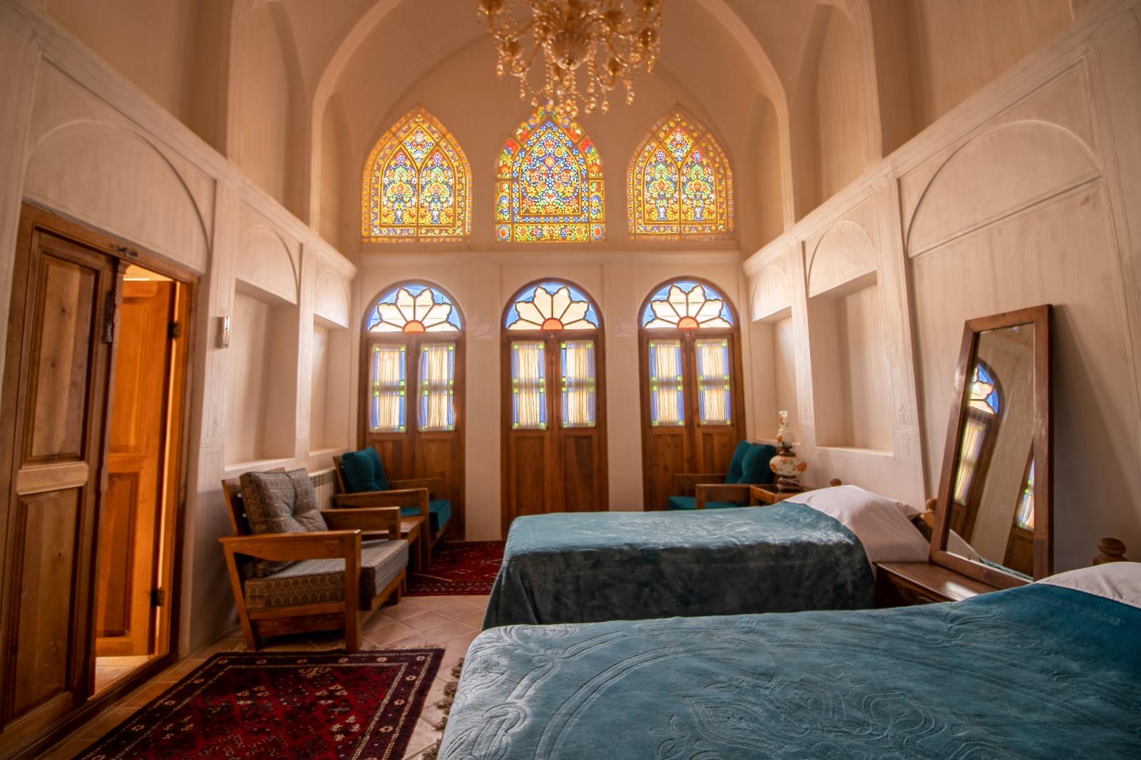 عکس اقامتگاه سنتی احسان کاشان