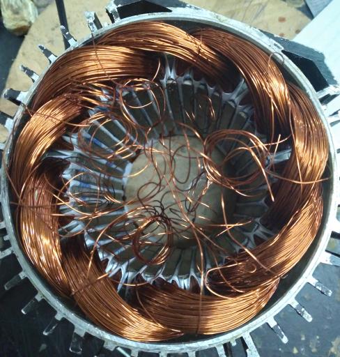 عکس سیم پیچی نوین تعمیر موتور تک و سه فاز بالابر حمزه فرد سادات