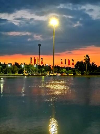 عکس دریاچه مصنوعی گنبد کاووس