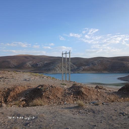 عکس دریاچه سد حنا