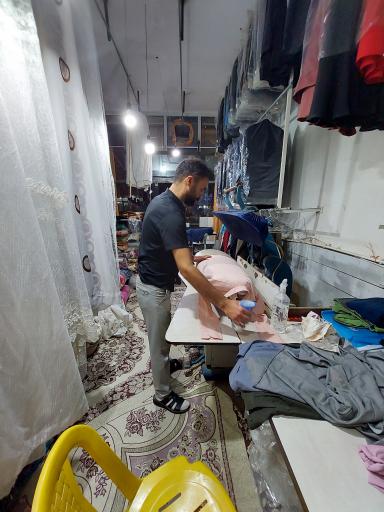 عکس خشکشویی و رنگرزی نگین