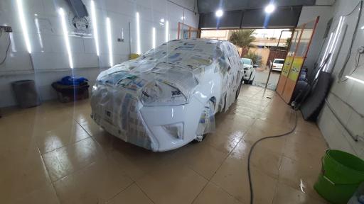 عکس کارگاه رنگ آمیزی اتومبیل ملیراه