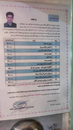 عکس طباخی سینا