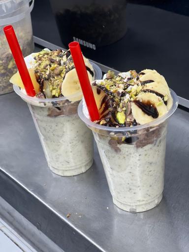 عکس آبمیوه بستنی طاووس