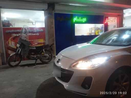 عکس برق اتومبیل تکنو(سیدحمید)