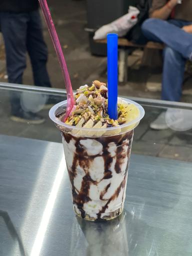 عکس آبمیوه بستنی طاووس