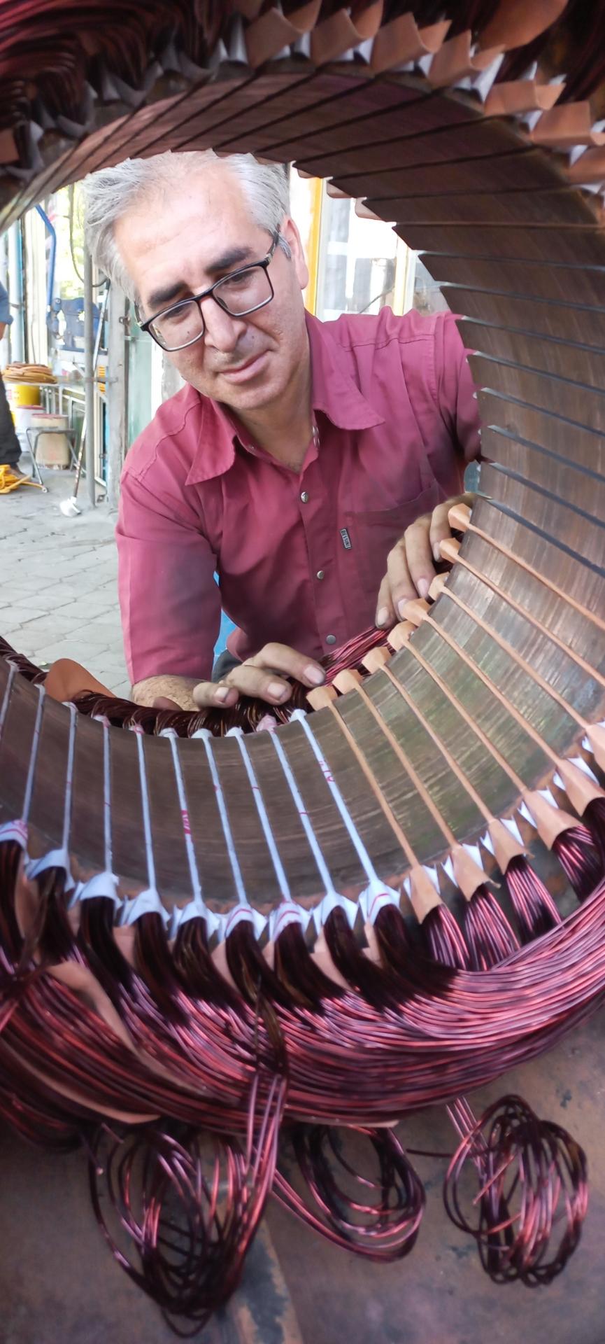 عکس سیم پیچی آذر دینام