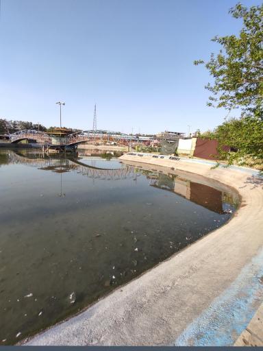 عکس دریاچه پارک آیت‌الله مدنی