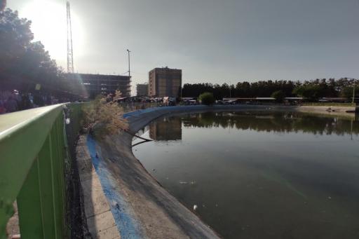 عکس دریاچه پارک آیت‌الله مدنی