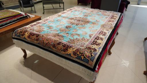 عکس فرش خاطره کویر کاشان