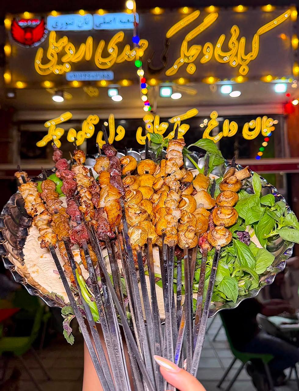 عکس کبابی و جگرکی مهدی اردبیلی 